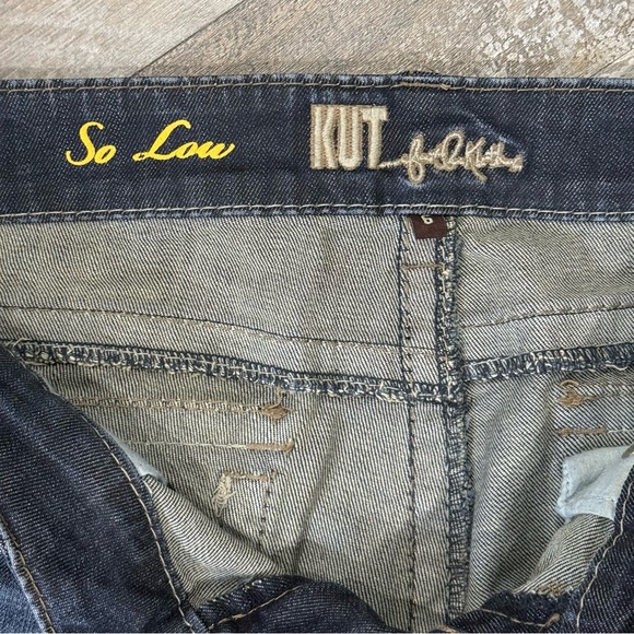 Women’s Factory Distressed So Low Kut From the Kloth Flair Boot Jeans -Size 6 - Picture 4 of 8